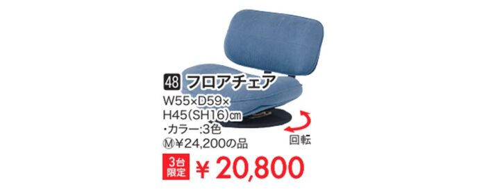 フロアチェア
